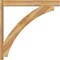 Ekena Millwork Thorton Block Rough Sawn Outlooker, Western Red Cedar, 6"W x 42"D x 42"H OUT06X42X42THR05RWR - alternate 3